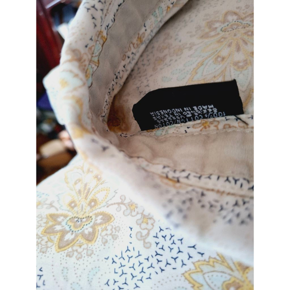 Womens Brooks & Dunn Shirt, western turquoise snap Floral, XL vintage y2k 90s - Picture 7 of 7